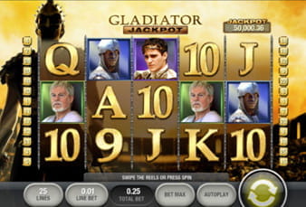 Gladitor Jackpot Spielautomat für Mobilger?te